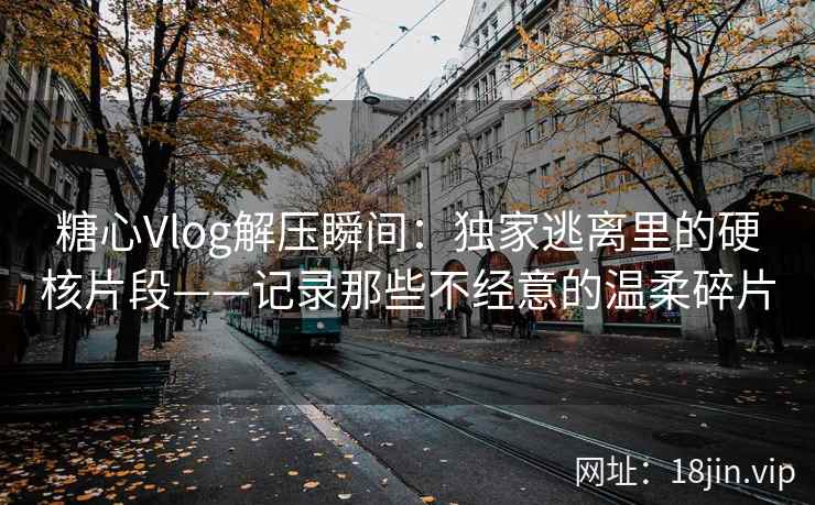 糖心Vlog解压瞬间：独家逃离里的硬核片段——记录那些不经意的温柔碎片