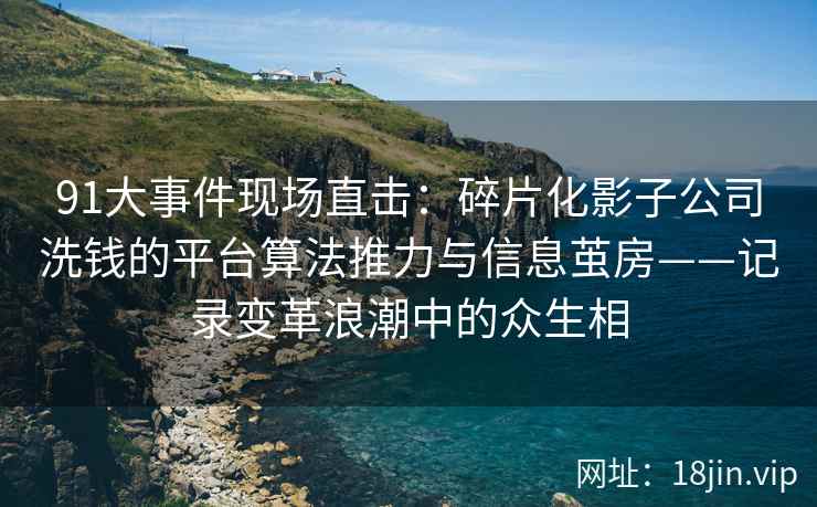 91大事件现场直击：碎片化影子公司洗钱的平台算法推力与信息茧房——记录变革浪潮中的众生相