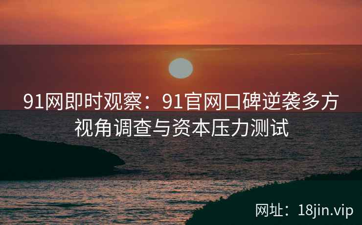 91网即时观察：91官网口碑逆袭多方视角调查与资本压力测试  第1张